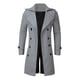 thumbnail image 5 of KIHOUT Ofertas Chaqueta de abrigo ajustada de manga larga para hombre Gabardina Ropa de trabajo, 5 of 8