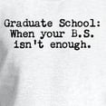 thumbnail image 3 of CafePress - Graduate School BS Sweatshirt - Crew Neck Sweatshirt, 3 of 4