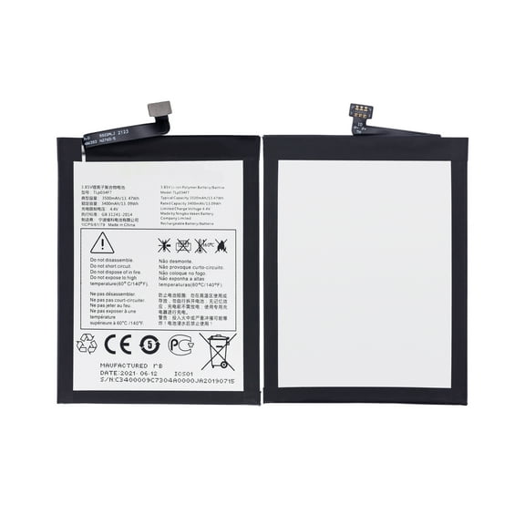 Replacement Replacement Battery Compatible With T-Mobile Revvl 4 (5007 / 2020) / Alcatel 1V (5007 / 2020) (TLp034F1)