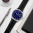 thumbnail image 5 of Watch for Men Minimalist Ultra Thin Wrist Watch Waterproof Quartz Analog Watch with Leather Strap -Gift for Men, 5 of 7