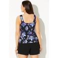 thumbnail image 2 of Swimsuits for All Classic Tankini Set With Cargo Short, 2 of 3