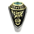 thumbnail image 6 of ETERNAL SPARKLES Men's USA Air Force Military Patriotic Ring Blue Stone - Two-Tone, 6 of 7