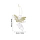 thumbnail image 2 of FOMIYES 12Ud Colgantes Decorativos De Angel Transparente Para Ambientes Navideños, 2 of 7