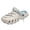 Grey, variant on Platform Lace-Up Clogs for Women Men with Adjustable Back Straps Hollow Breathable EVA Garden Shoes Arch Support Slip on Slide Sandals Non-Slip Walking Summer Slippers Watermelon Red Size 10