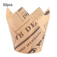thumbnail image 1 of ENJOYW 50 Pcs Cake Cup Multi-use Heat-resistant Oil-proof Paper Kitchen Cake Cup for Cooking Cake Cup Oil-proof PaperSize, 1 of 7