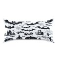 thumbnail image 3 of Dailycode Satin Pillow Case Standard Silk Pillow Cover for Hair and Skin Envelope Closure Pumpkins Bats Spiderweb Tree 20"x26", 3 of 9