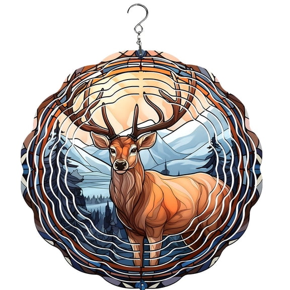 Deer Wind Spinner, Garden Décor, Yard Décor, Porch Decor
