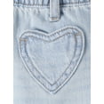 thumbnail image 3 of The Children's Place Toddler Girls Heart Patch Pocket Barrel Jeans, Sizes 12M-5T, 3 of 3