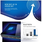 Ugoos SK1 8K Ultra HD TV Box Amlogic S928X-K Android 11.0 LPDDR4 8GB RAM 128GB WiFi6 1000M BT5.2 USB3.0 Support AV1 H.265 8K 60fps VP9 HDR Box, Navy Blue