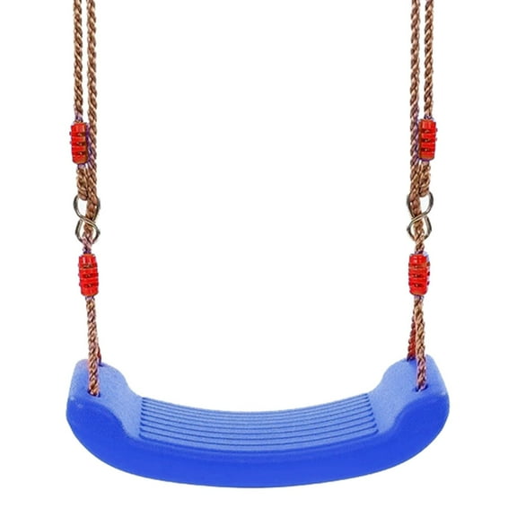 Adjustable PE Plastic Kids Swing Seat with Rope, Indoor and Outdoor Tree Swing Set for Children, Durable and Safe Swing Toy for Backyard Play, Perfect for 3  Years Old
