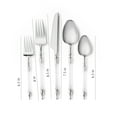 thumbnail image 2 of Disposable Plastic Stunning, Sophisticate Collection White/Silver Top, Flatware Set - 40-Piece, Service for 8 | Elegant and Luxurious Dining Experience, 2 of 3