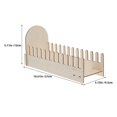 thumbnail image 2 of Wood Greeting Card Display Post Card Stand for Home Light Yellow Material Organizer Rack 2Pcs, 2 of 5