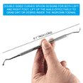 thumbnail image 6 of Stainless Steel Ingrown Toenail Lifter Nail File Double Ended Care Tools, 2 Piece, 6 of 7