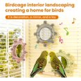 thumbnail image 5 of Birdcage Mirror Toy: Rotating, Sound-Emitting Roller Toy for Budgerigars—A Colorful, Interactive Beak-Grinding and Training Toy Suitable for Canaries, Lovebirds, Conures, and Cockatiels.,Pink, 5 of 5