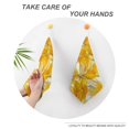 DNAGSB Yellow Cyclamen4331 Kitchen Towels 1PCS, Soft Hand Towels with