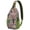 Olive-green-25, variant on Trippy Cannabis Leaf Shoulder Backpack - Versatile Travel-Ready Daypack for Outdoor Adventures & Daily Commuting - Psychedelic Weed Aesthetic & Neon Glow in the Dark