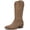 23YY13 Camel2, variant on GLOBALWIN Pink Cowboy Boots For Women Western Boots Embroidered Mid-Calf Knee High Cowgirl Boots Size 8.5M