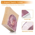 thumbnail image 4 of A Pink Spiral Napkin Holder for Table Clear Napkin Stand Paper Holder Acrylic Organizer Dispenser Napkins for Dinner Kitchen Restaurant Room, 4 of 8