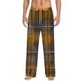 thumbnail image 1 of Weiqiqre Mens Pants Bottoms Elastic Waist Drawstring Fallow Sleep Lounge Pants,Size L, 1 of 4