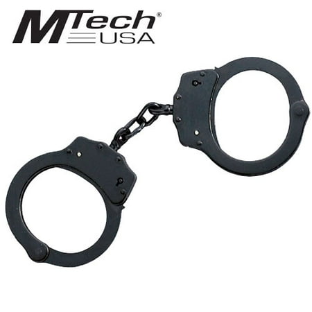 Lock Handcuffs - Black Double Lock Handcuffs