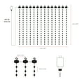thumbnail image 5 of RGB Smart USB 400 LED Curtain Light With Dynamic Patterns For DIY Light Strip Application And Remote Music Synchronization Built-in Chip Suitable For Bedroom Valentine's Day Background Decoration, 5 of 11