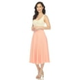 thumbnail image 5 of White Mark Women's Flared Midi Skirt, 5 of 6