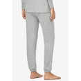 thumbnail image 2 of Ellos Women's Marled Knit Jogger Pants Pajama Bottoms, 2 of 5