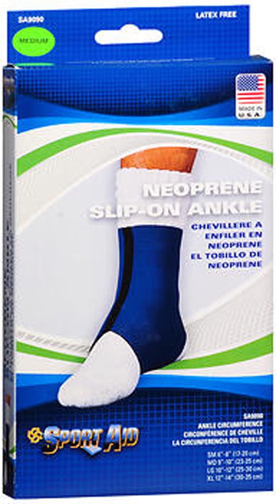 Scott Sport Aid Neoprene Slip-On Ankle Support SA9090 Blue Medium