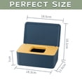 thumbnail image 2 of Caja de almacenamiento de pañuelos húmedos, caja de toallitas húmedas, caja vacía de toalla para la cara de cartón para salón, 2 of 5