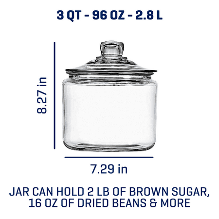 Anchor Hocking - 3-Quart Jar - Clear