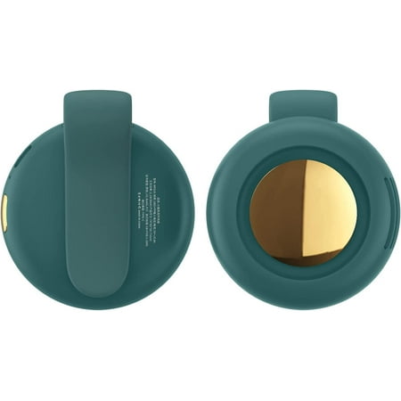 

Bladeless Clip Fan Portable Waist Clip Fan Hands-Free Portable Fan USB 3 Settings Low Noise(Green)