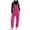 Hot Pink, variant on Sherpa Overalls for Women Fall Winter Fuzzy Fleece Jumpsuit Womens Adjustable Strap Casual Rompers