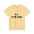 thumbnail image 3 of Im Confusion Unisex Heavy Cotton Tee, 3 of 4