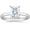 Platinum, variant on Platinum 1 Carat Lab Grown Solitaire Radiant Cut Diamond Engagement Ring (1 Ct,H-I Color VS1-VS2 Clarity)