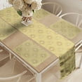 thumbnail image 2 of Ambesonne Beige Table Runner & Placemats, Pumpkins Field Halloween, Placemat 4 pcs + Runner 12"x72", Beige, 2 of 2