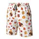 thumbnail image 4 of Balery Autumn Maple Leaf with Hedgehog Traje de Baño Estilo Hawaiano para Hombre, Shorts de Secado Rápido con Bolsillos-Medium, 4 of 6
