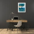 thumbnail image 3 of Braun Studio 25x32 White Modern Wood Framed Museum Art Print Titled - Blue Wave, 3 of 4