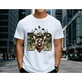 thumbnail image 6 of Deer Dad T-Shirt – Camo Hunting Graphic Tee with Cool Antler Buck in Sunglasses, Funny Father’s Day Gift for Outdoorsy Dad, Hunter Shirt, 6 of 7