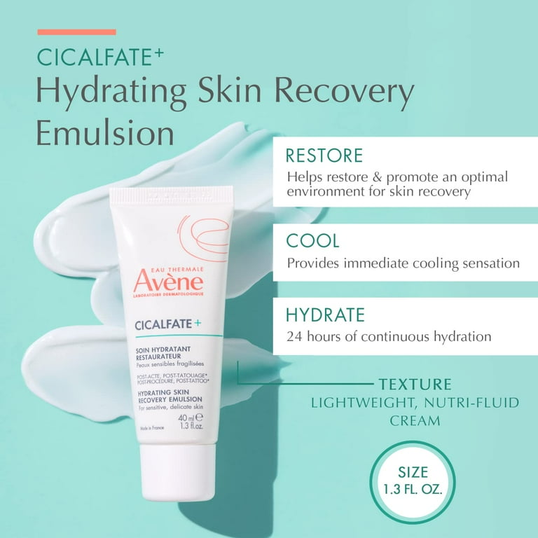 Avene Cicalfate+ Hydrating Skin Recovery Emulsion 1.3 fl oz