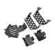 thumbnail image 1 of Placa protectora de chasis BuyWeek Conjunto de armaduras de chasis RC Acero inoxidable Negro, 1 of 14