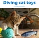 thumbnail image 3 of Juguete eléctrico para gatos, simulación de peces danzantes, juguete electrónico realista para vagones de hierba gatera, diversión de felpa y juguete interactivo para gatos Xemadio LKX-0145-1, 3 of 3