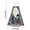 Little Witch and Vampire on Halloween, variant on Haosy 2 Pack Kitchen Wash Cloths with Hanging Loops Absorbent Absorbent Quick Drying Hand Towels, Little Witch and Vampire on Halloween