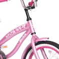 thumbnail image 3 of Joystar Beach Cruiser 14 Pouces Enfants Tout-Petit Vélo avec Roues de Formation, Rose, 3 of 6