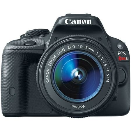Canon EOS Rebel SL1 with EF-S 18-55mm & 75-300mm Lenses & 32GB Accessory Bundle
