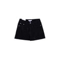 thumbnail image 4 of Forever 21 WGA Stretch Denim Short With Rhinetone Front, Color-Black, Size-24, 4 of 5