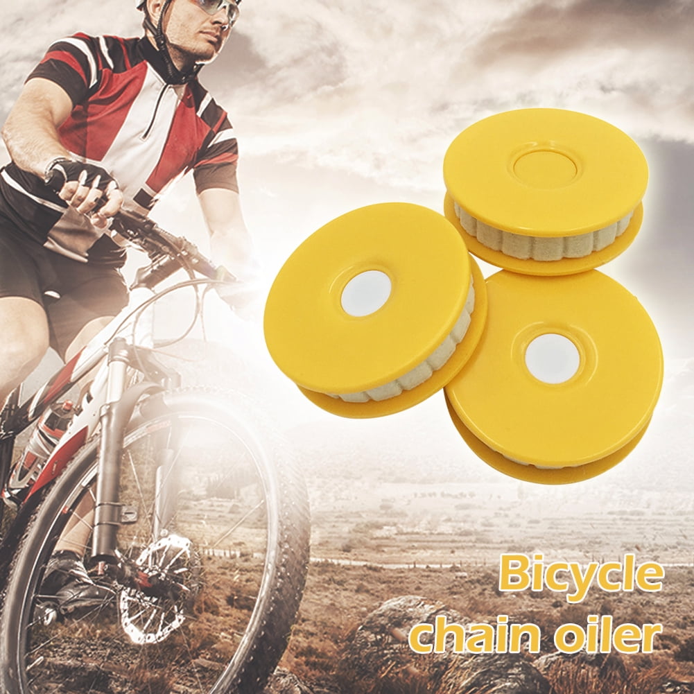 Bicycle Chain Roller Oiler Wool Lubricant Lube Oil Lubricator Bike Tools #JD