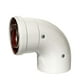 thumbnail image 4 of Calentador de agua a gas Tubo de escape Chimenea Reemplazos de tubo de codo en caja Tubo de extensión de tubo de ventilación para estufa de camping DYNWAVEMX Estufa Chimenea, 4 of 8