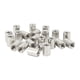 thumbnail image 5 of 50 piezas Tuerca de acoplamiento Conector de varilla redonda Rosca hembra Acero inoxidable 304 M6x1.0 10 L13 mm, 5 of 9