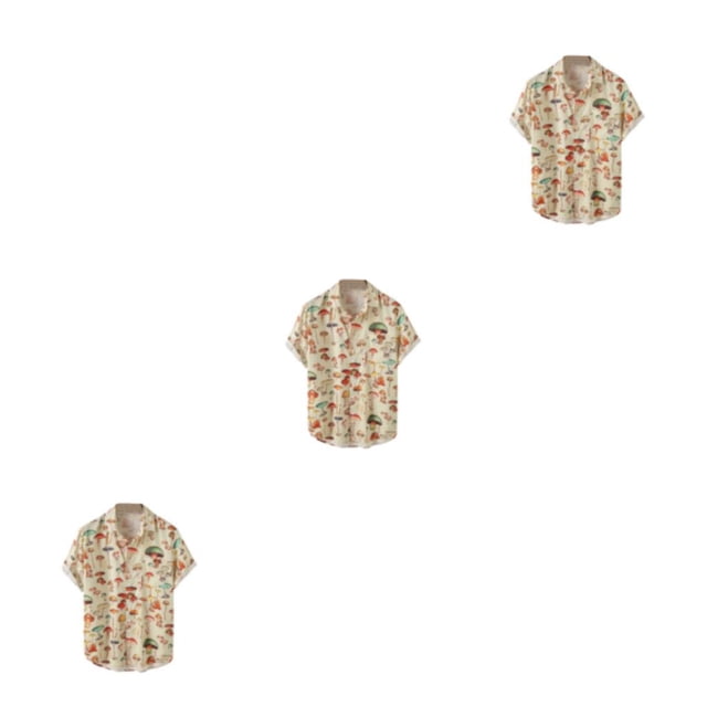 Guardoinrt uperior Comfort Breathable And kin-friendly Hawaiian hirt For Men Wide L 3Set