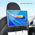 thumbnail image 3 of Rear Seat Phone Holder Mount, 360° Rotatable Car Headrest Tablet Stand Replacement, Car Adjustable Rear Seat Tablet Phone Holder for Te-sla Mo-del 3 Y, Black, 3 of 8